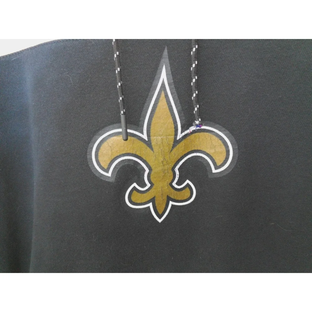 Fanatics New Orleans Saints Hoodie Mens Medium Gold Black Excellent NFL Pullover